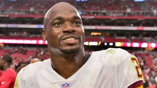 Adrian Peterson strict hands of immaculate lawyer on Bourbon Street