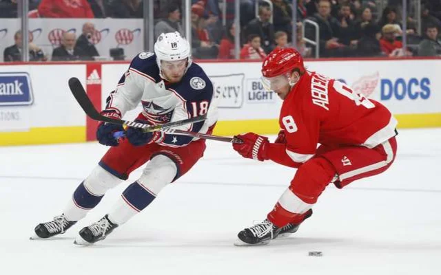 Detroit Red Wings rally behind Columbus Blue Jackets, 7-5