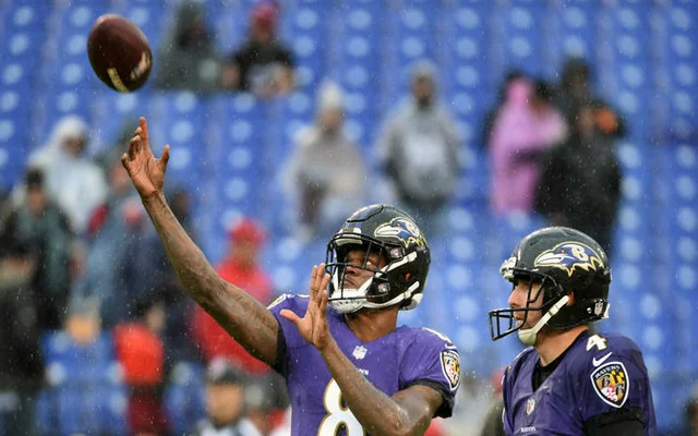 Ravens QB Joe Flacco active vs. Buccaneers; RB Ty Montgomery will miss the game