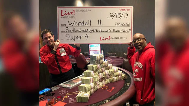 "You never know": a man turns a $5 bet into a $686 thousand at Maryland casino