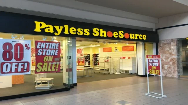 With Payless ShoeSource closing of all 2,100 U.S. stores starting Sunday's liquidation sale