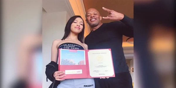 Dr. Dre celebrates his girl entering into USC 'on her own'