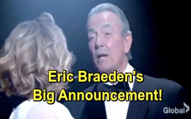 Young and the restless spoilers: Eric Linwood teases "huge configuration in the Y’ R" - prepares courageous commitment to patient fans